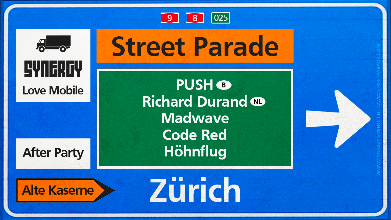 Street Parade 2025 - SYNERGY Love Mobile - Zurich (09.08.2025)