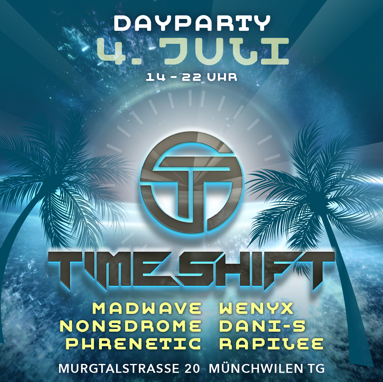 TimeShift 'Dayparty' @ Sommerzauber, Münchwilen (04.07.2026)