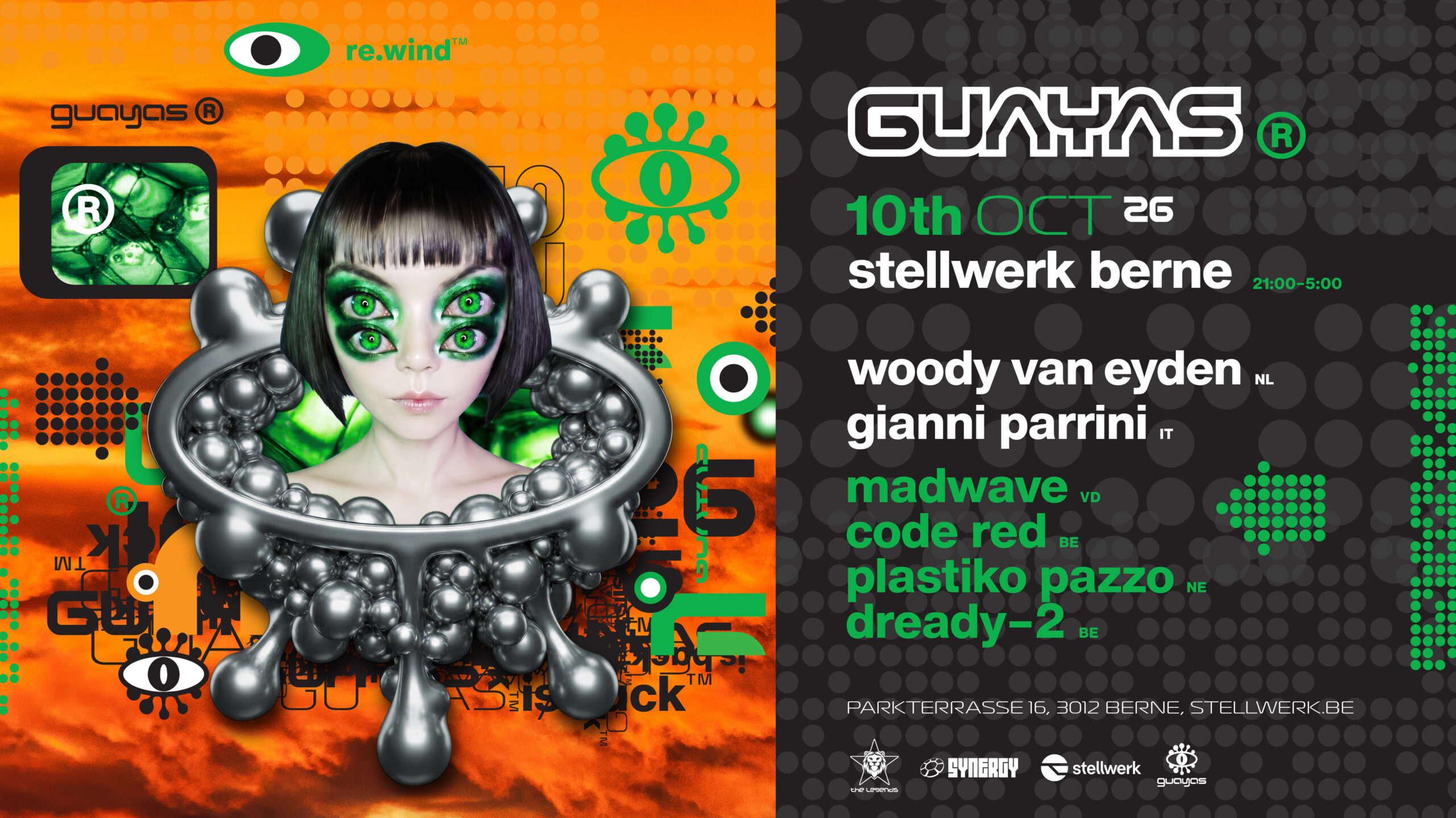 Guayas 'Official Revival' @ Stellwerk, Bern (10.10.2026)