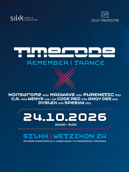 TimeShift @ Silkk, Wetzikon (24.10.2026)